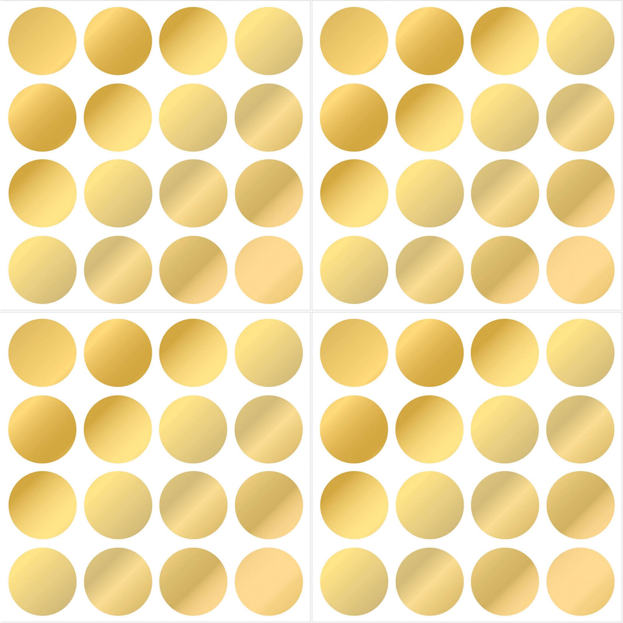 WallPops Gold Confetti Dots Set